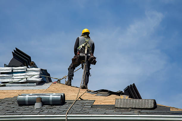 Professional Flat Roof Repair technician working in Highland, IN